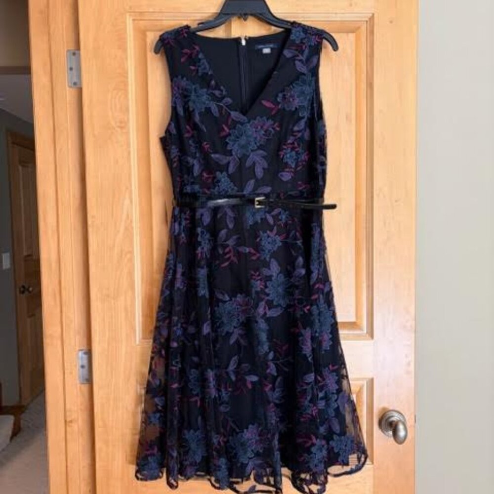 Tommy Hilfiger Floral Embroidered Dress Size 12